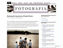 Tablet Screenshot of fotografiaps.wordpress.com