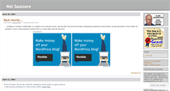 Desktop Screenshot of notsaussure.wordpress.com