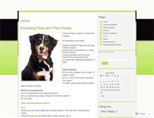 Tablet Screenshot of caninechaos.wordpress.com