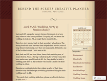 Tablet Screenshot of btscreativeplanner.wordpress.com