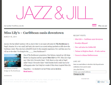 Tablet Screenshot of jazzandjill.wordpress.com