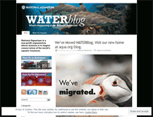 Tablet Screenshot of nationalaquarium.wordpress.com