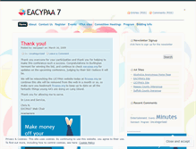 Tablet Screenshot of eacypaa7.wordpress.com