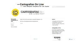 Desktop Screenshot of cartografiasonline.wordpress.com