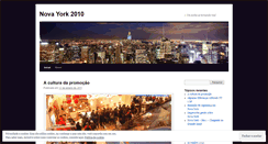 Desktop Screenshot of novayork2010.wordpress.com