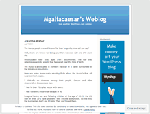 Tablet Screenshot of mgaliacaesar.wordpress.com