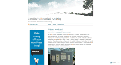 Desktop Screenshot of botanicalart.wordpress.com