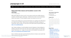 Desktop Screenshot of popupyogapress.wordpress.com