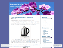 Tablet Screenshot of homeandappliances.wordpress.com