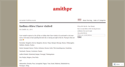 Desktop Screenshot of amithpr.wordpress.com