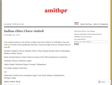 Tablet Screenshot of amithpr.wordpress.com