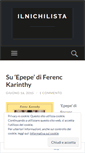 Mobile Screenshot of ilnichilista.wordpress.com