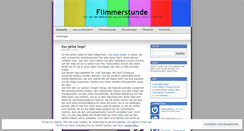 Desktop Screenshot of flimmerstunde.wordpress.com