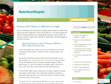 Tablet Screenshot of nutritionskeptic.wordpress.com