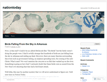 Tablet Screenshot of nationtoday.wordpress.com