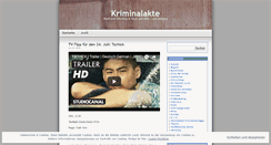 Desktop Screenshot of kriminalakte.wordpress.com