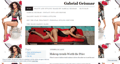 Desktop Screenshot of gabrialgeismar.wordpress.com