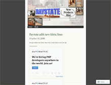 Tablet Screenshot of baystaterugnewproducts.wordpress.com