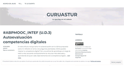 Desktop Screenshot of guruastur.wordpress.com