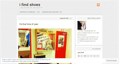 Desktop Screenshot of ifindshoes.wordpress.com