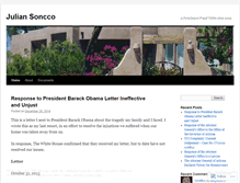 Tablet Screenshot of juliansoncco.wordpress.com