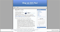 Desktop Screenshot of dirkpaul.wordpress.com