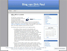 Tablet Screenshot of dirkpaul.wordpress.com