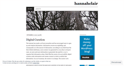 Desktop Screenshot of hannahclair.wordpress.com