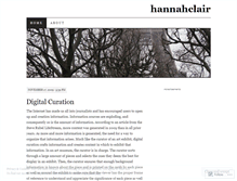 Tablet Screenshot of hannahclair.wordpress.com