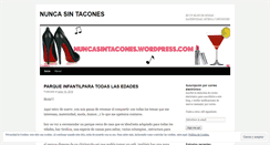 Desktop Screenshot of nuncasintacones.wordpress.com