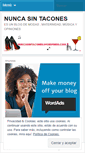 Mobile Screenshot of nuncasintacones.wordpress.com