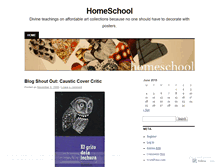 Tablet Screenshot of homeschoolartshop.wordpress.com