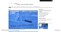 Desktop Screenshot of lestersstore.wordpress.com