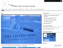 Tablet Screenshot of lestersstore.wordpress.com