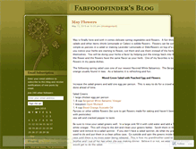 Tablet Screenshot of fabfoodfinder.wordpress.com