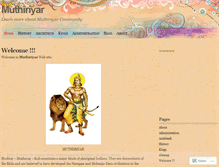 Tablet Screenshot of muthiriyar.wordpress.com