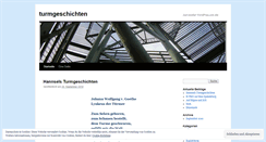 Desktop Screenshot of meineturmgeschichten.wordpress.com