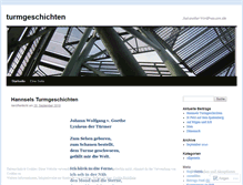 Tablet Screenshot of meineturmgeschichten.wordpress.com