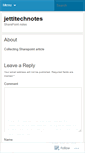 Mobile Screenshot of jettitechnotes.wordpress.com
