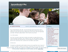 Tablet Screenshot of jasonandbrooke.wordpress.com