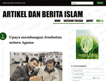 Tablet Screenshot of 100artikelislam.wordpress.com