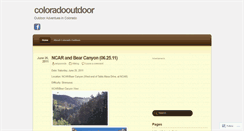 Desktop Screenshot of coloradooutdoor.wordpress.com
