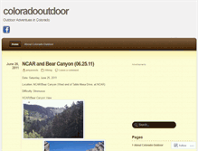 Tablet Screenshot of coloradooutdoor.wordpress.com