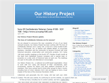 Tablet Screenshot of ourhistoryproject.wordpress.com