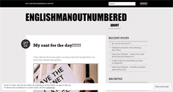 Desktop Screenshot of englishmanoutnumbered.wordpress.com