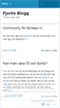Mobile Screenshot of fjortis.wordpress.com