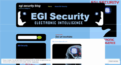 Desktop Screenshot of egisecurity.wordpress.com