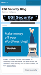 Mobile Screenshot of egisecurity.wordpress.com