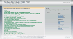 Desktop Screenshot of fjelltun2009.wordpress.com