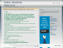 Tablet Screenshot of fjelltun2009.wordpress.com